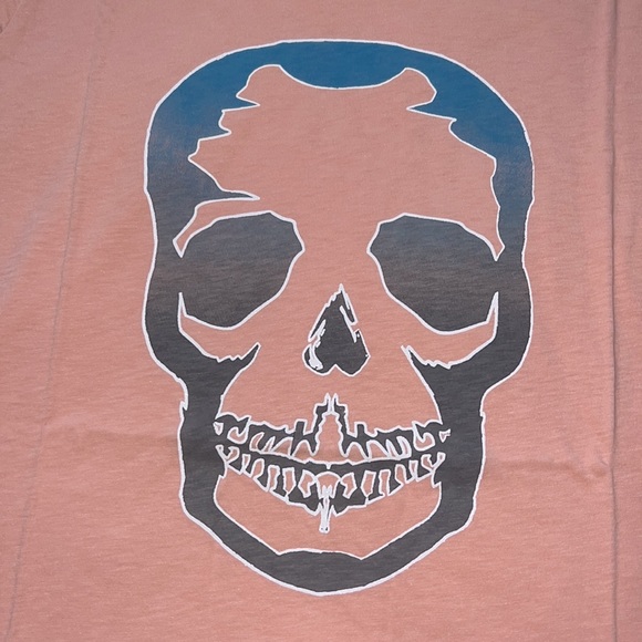 Zadig & Voltaire skull t-shirt powder pink with graphic skull front M & L - Picture 4 of 6